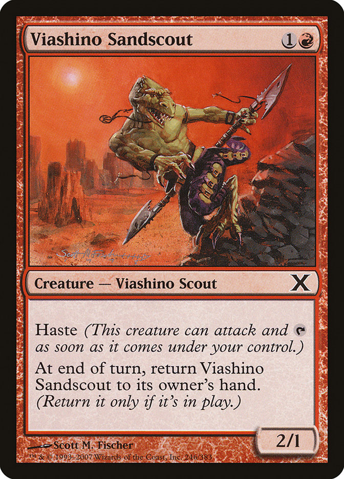 Viashino Sandscout [Tenth Edition] - Destination Retro