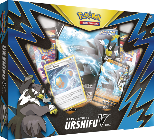 Pokémon TCG: Urshifu Rapid Strike V Box - Destination Retro