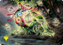 Go-Shintai of Life's Origin Art Card (Gold-Stamped Signature) [Kamigawa: Neon Dynasty Art Series] - Destination Retro