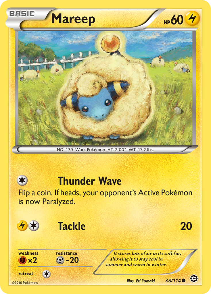 Mareep (38/114) [XY: Steam Siege] - Destination Retro