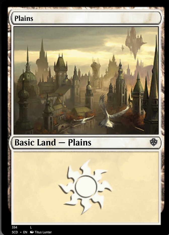 Plains (334) [Starter Commander Decks] - Destination Retro