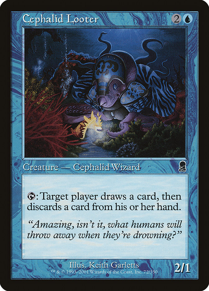 Cephalid Looter (Misprinted) [Odyssey] - Destination Retro