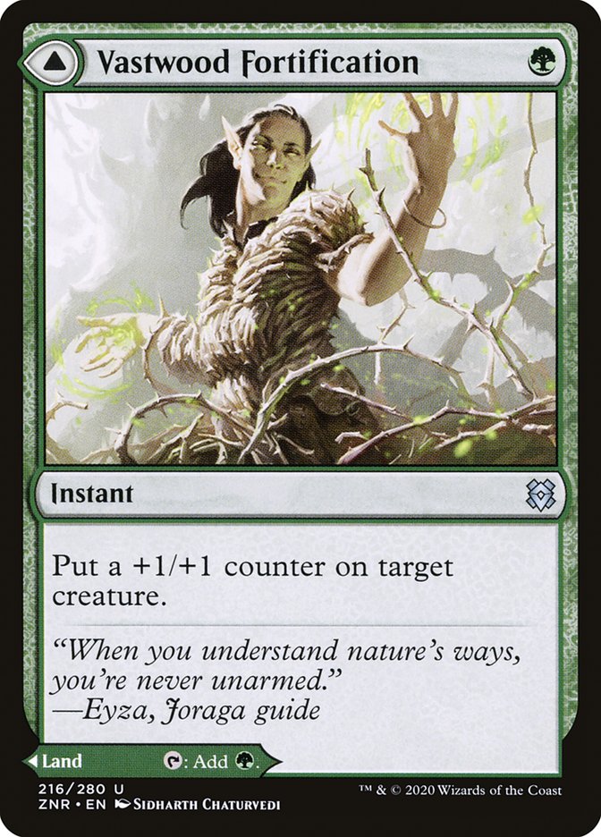 Vastwood Fortification // Vastwood Thicket [Zendikar Rising] - Destination Retro