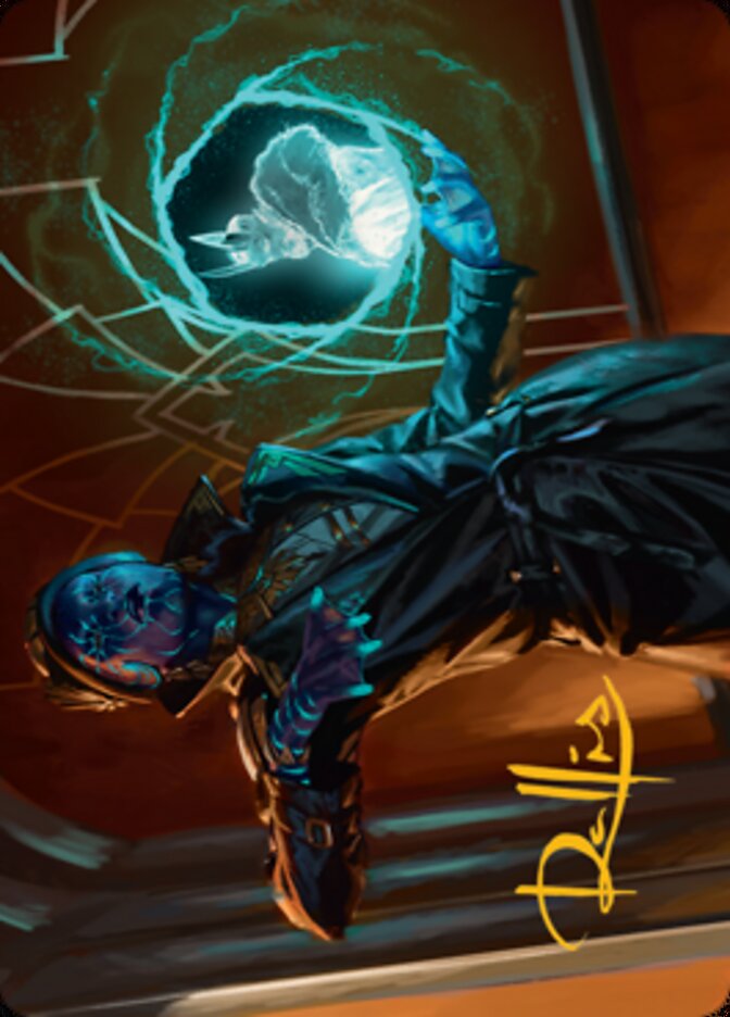 Kamiz, Obscura Oculus Art Card (Gold-Stamped Signature) [Streets of New Capenna Art Series] - Destination Retro
