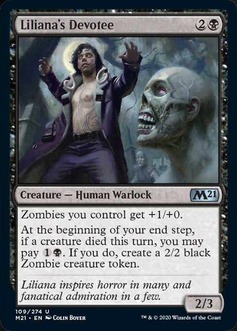 Liliana's Devotee [Core Set 2021] - Destination Retro