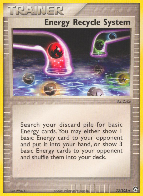Energy Recycle System (73/108) [EX: Power Keepers] - Destination Retro