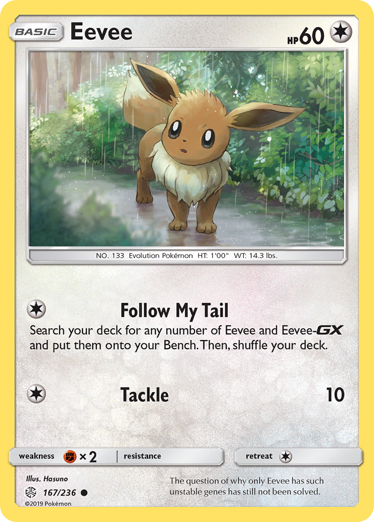 Eevee (167/236) [Sun & Moon: Cosmic Eclipse] - Destination Retro