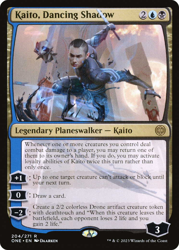 Kaito, Dancing Shadow [Phyrexia: All Will Be One] - Destination Retro
