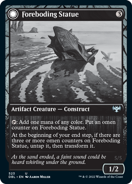 Foreboding Statue // Forsaken Thresher [Innistrad: Double Feature] - Destination Retro