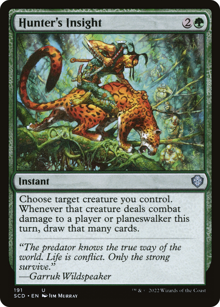 Hunter's Insight [Starter Commander Decks] - Destination Retro