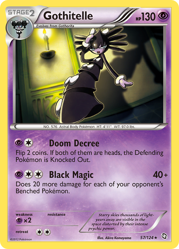 Gothitelle (57/124) [Black & White: Dragons Exalted] - Destination Retro