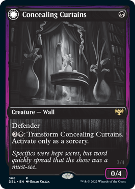 Concealing Curtains // Revealing Eye [Innistrad: Double Feature] - Destination Retro