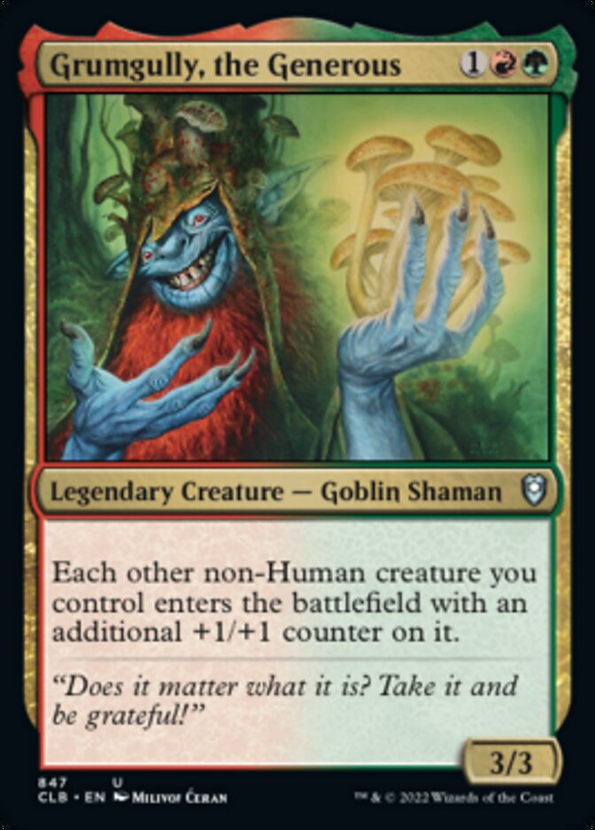 Grumgully, the Generous [Commander Legends: Battle for Baldur's Gate] - Destination Retro