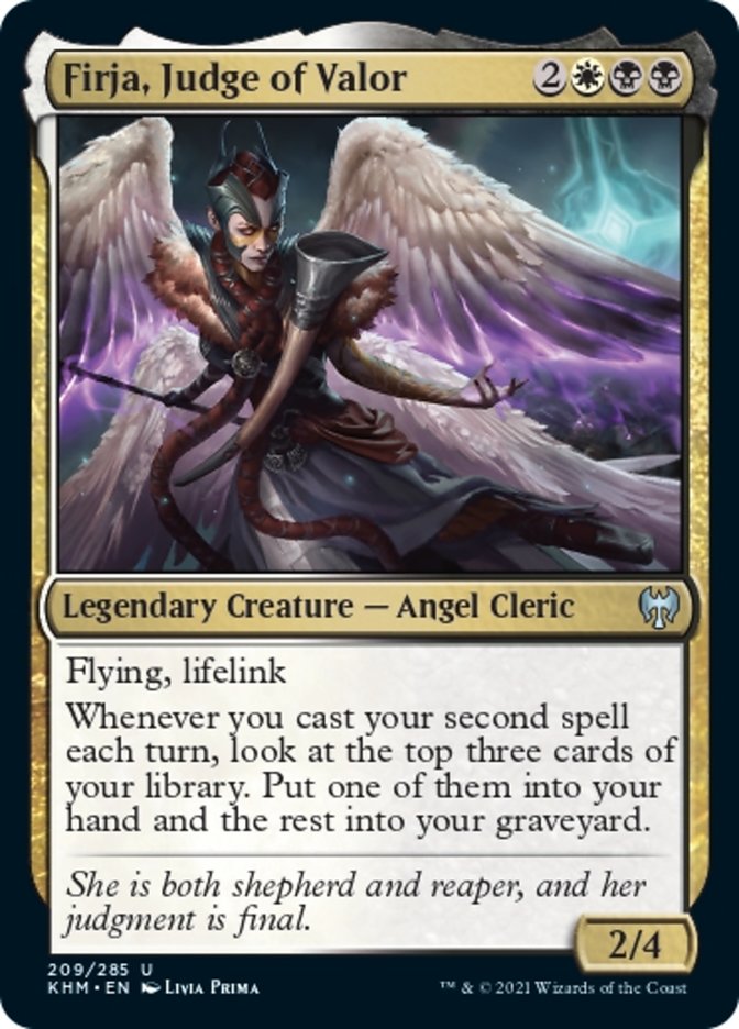 Firja, Judge of Valor [Kaldheim] - Destination Retro