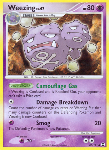 Weezing (87/111) [Rising Rivals] - Destination Retro