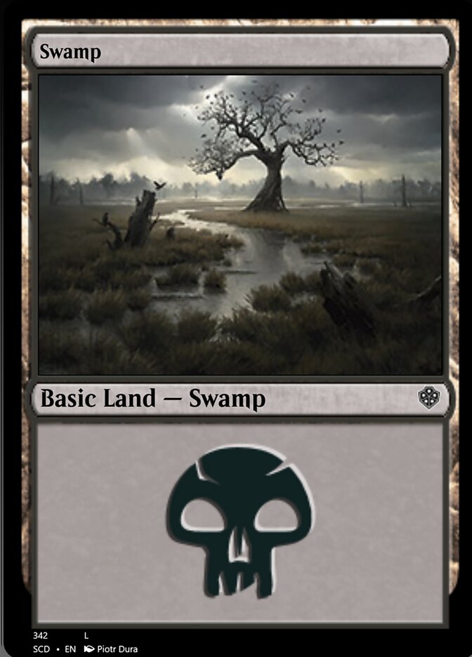 Swamp (342) [Starter Commander Decks] - Destination Retro