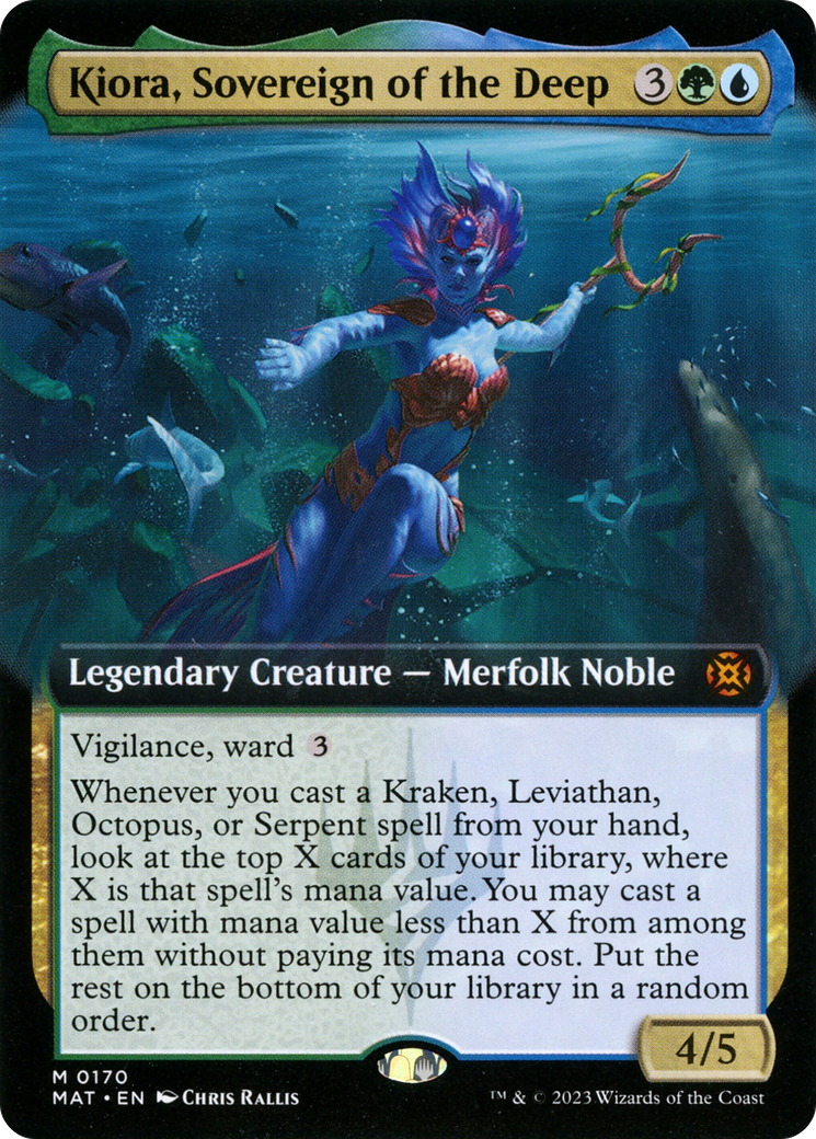 Kiora, Sovereign of the Deep (Extended Art) [March of the Machine: The Aftermath] - Destination Retro