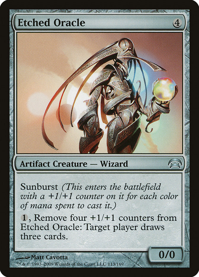 Etched Oracle [Planechase] - Destination Retro