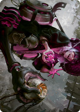 Undercity Scrounger Art Card [Kamigawa: Neon Dynasty Art Series] - Destination Retro
