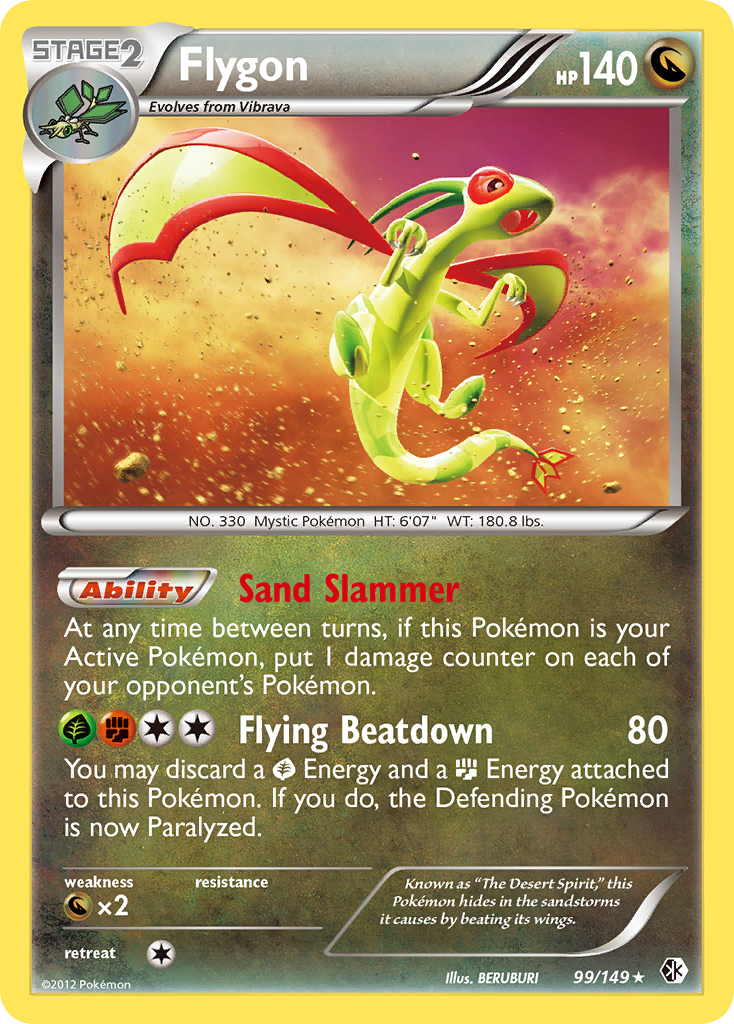Flygon (99/149) [Black & White: Boundaries Crossed] - Destination Retro
