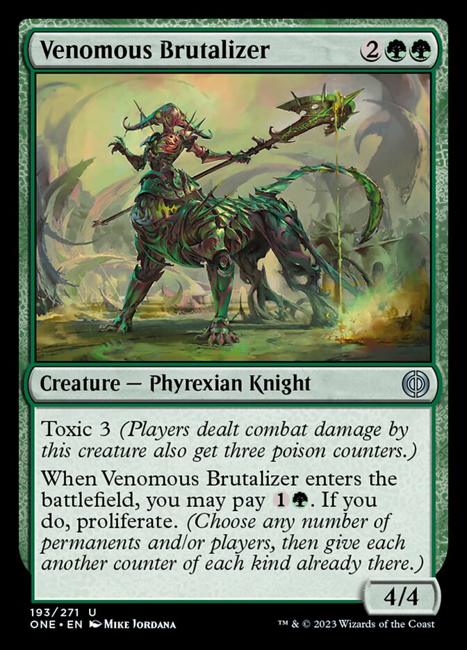 Venomous Brutalizer [Phyrexia: All Will Be One] - Destination Retro