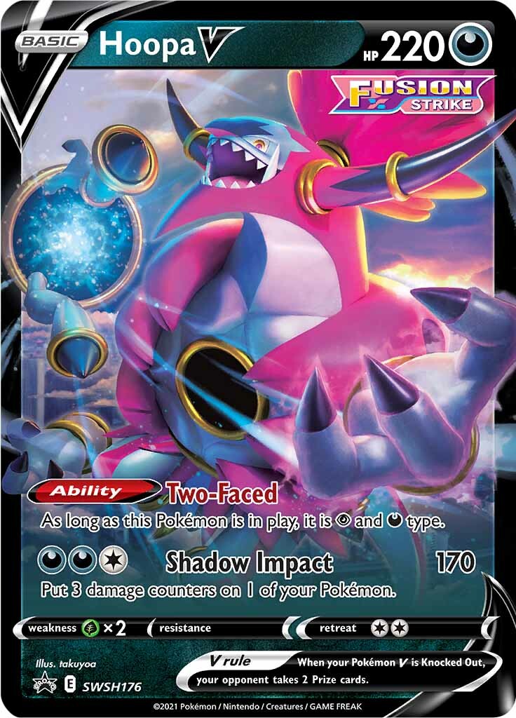 Hoopa V (SWSH176) [Jumbo Cards] - Destination Retro