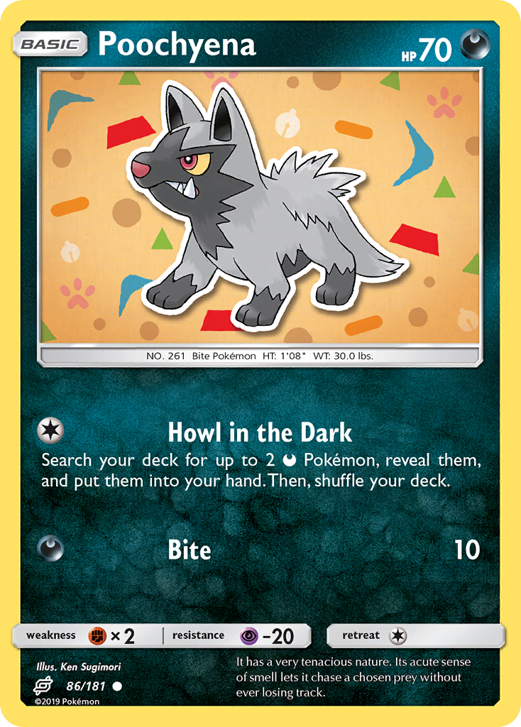 Poochyena (86/181) [Sun & Moon: Team Up] - Destination Retro