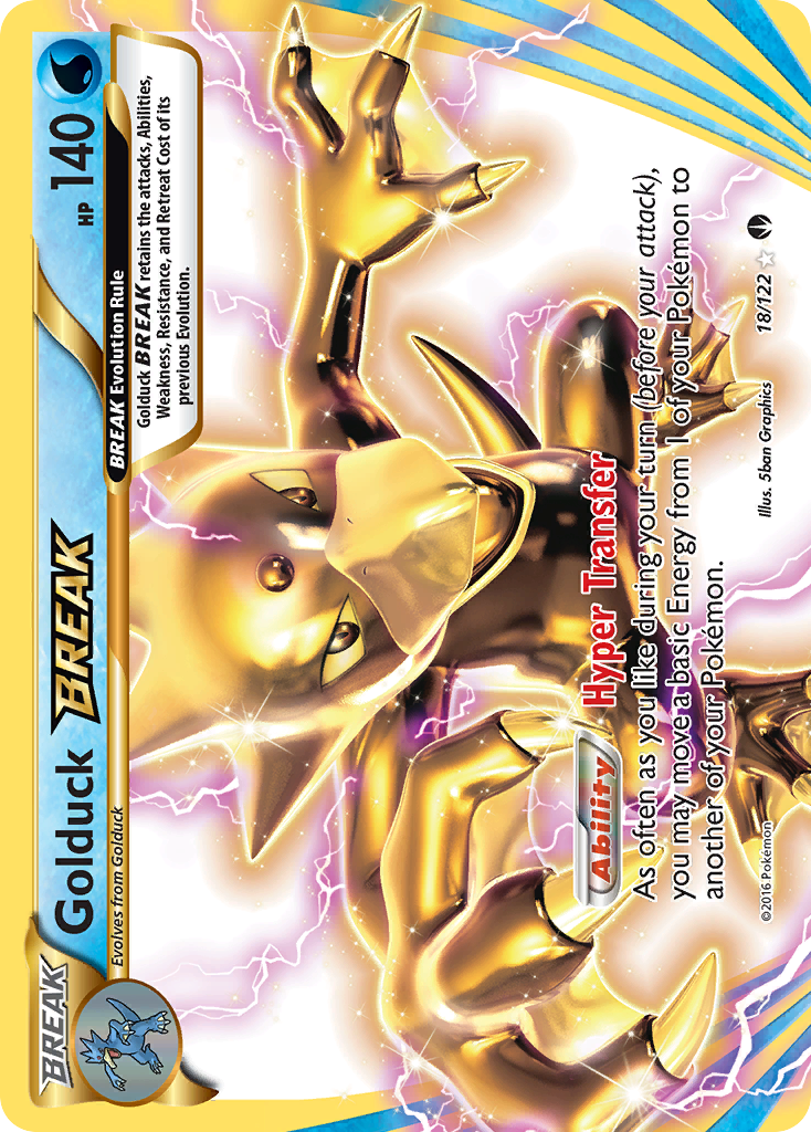 Golduck BREAK (18/122) [XY: BREAKpoint] - Destination Retro
