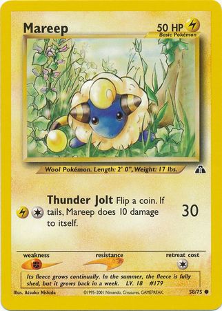 Mareep (58/75) [Neo Discovery Unlimited] - Destination Retro