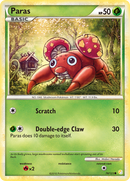 Paras (76/123) [HeartGold & SoulSilver: Base Set] - Destination Retro