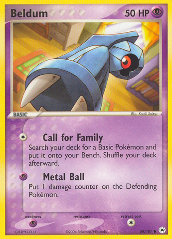 Beldum (54/101) [EX: Hidden Legends] - Destination Retro