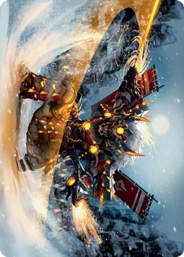 Asari Captain Art Card [Kamigawa: Neon Dynasty Art Series] - Destination Retro