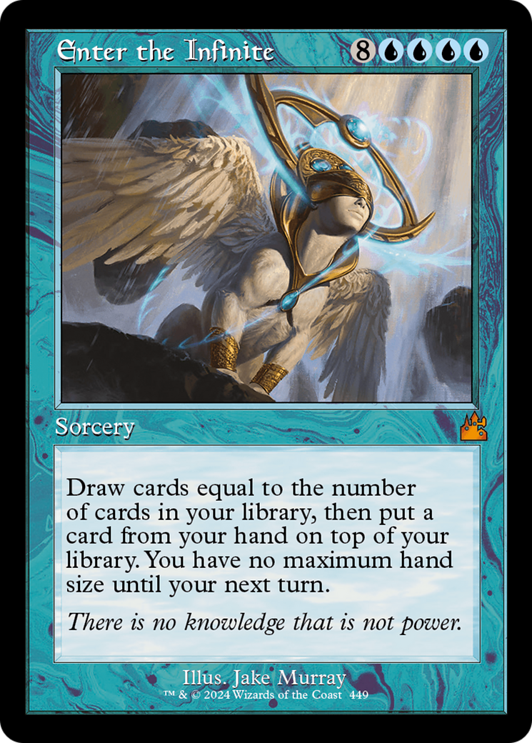 Enter the Infinite (Retro Frame) [Ravnica Remastered] - Destination Retro