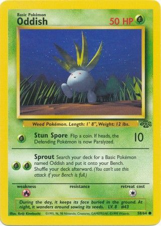 Oddish (58/64) [Jungle Unlimited] - Destination Retro