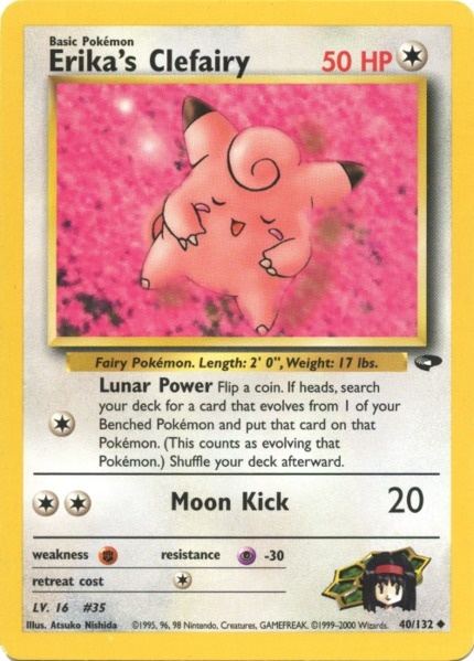 Erika's Clefairy (40/132) [Gym Challenge Unlimited] - Destination Retro