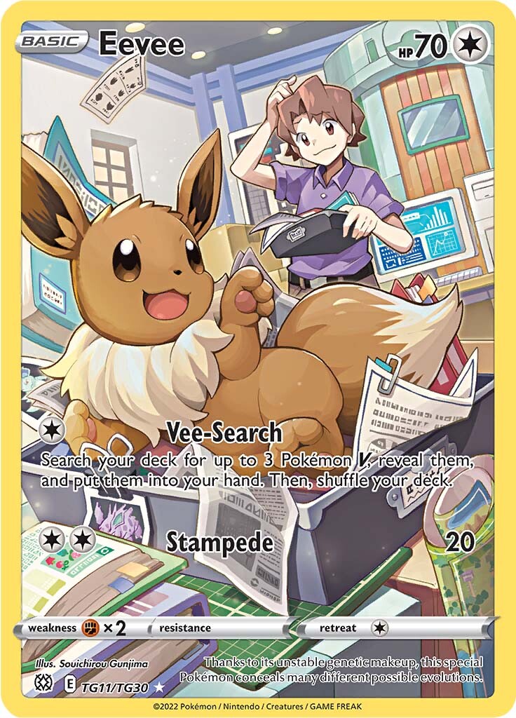 Eevee (TG11/TG30) [Sword & Shield: Brilliant Stars] - Destination Retro