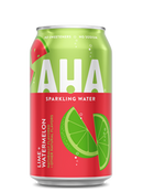 AHA Lime + Watermelon Sparkling Water Soda Can - Destination Retro