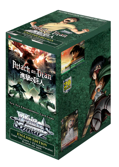 WEISS SCHWARZ - ATTACK ON TITAN VOL.2 - ENGLISH BOOSTER BOX - Destination Retro