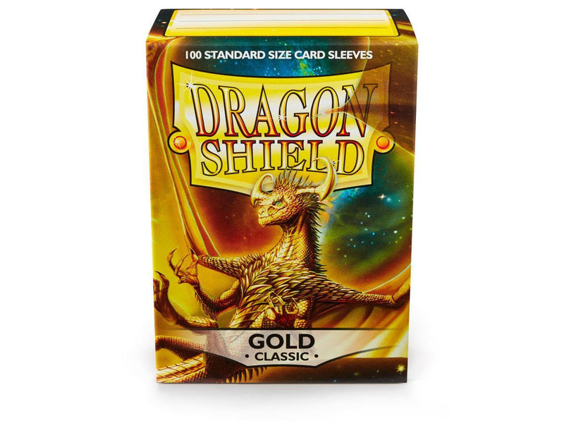 Dragon Shield Classic Sleeve - Gold ‘Pontifex’ 100ct - Destination Retro