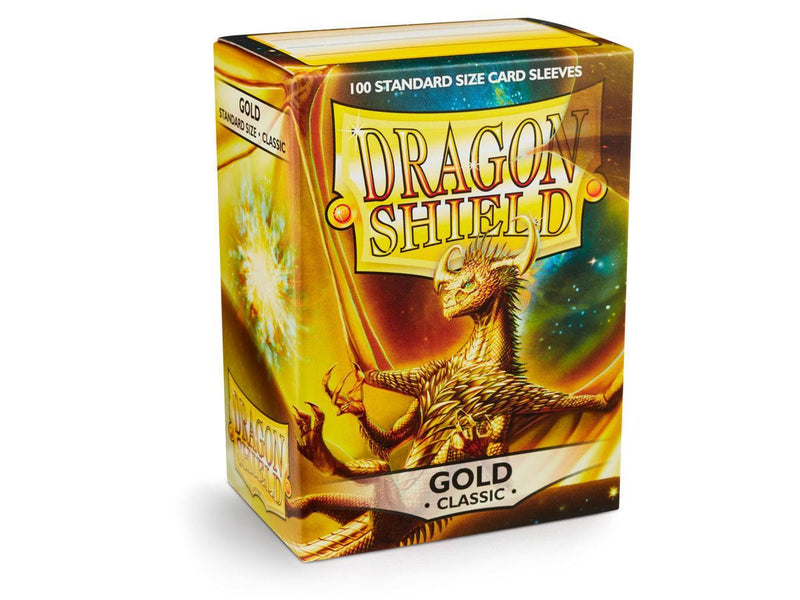 Dragon Shield Classic Sleeve - Gold ‘Pontifex’ 100ct - Destination Retro