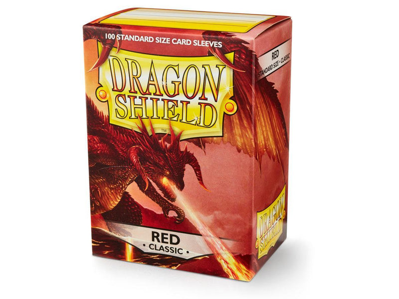 Dragon Shield Classic Sleeve - Red ‘Titanius’ 100ct - Destination Retro