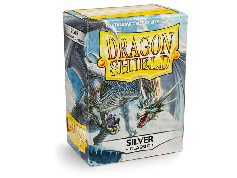 Dragon Shield Classic Sleeve - Silver ‘Mirage’ 100ct - Destination Retro