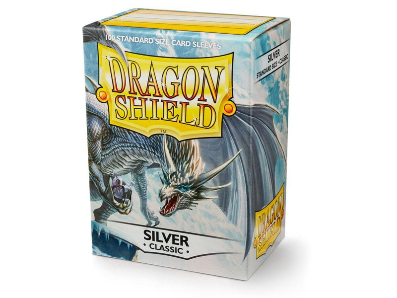 Dragon Shield Classic Sleeve - Silver ‘Mirage’ 100ct - Destination Retro