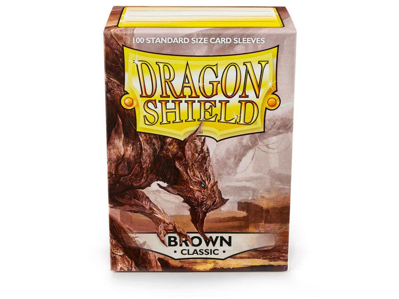 Dragon Shield Classic Sleeve - Brown ‘Brakish’ 100ct - Destination Retro