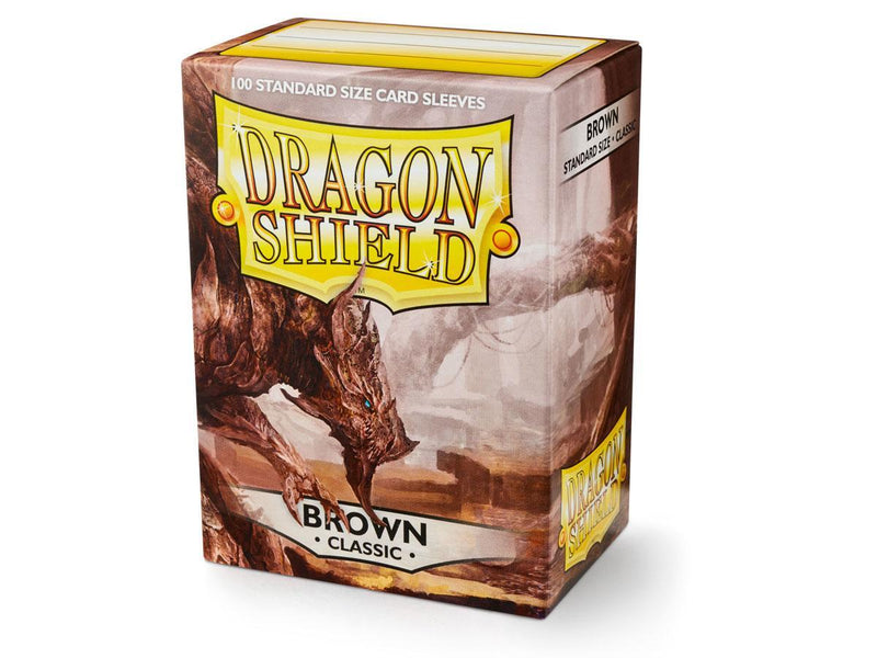 Dragon Shield Classic Sleeve - Brown ‘Brakish’ 100ct - Destination Retro