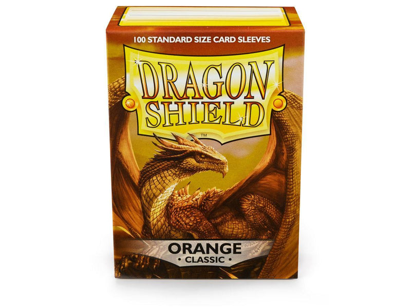Dragon Shield Classic Sleeve - Orange ‘Pyrox’ 100ct - Destination Retro
