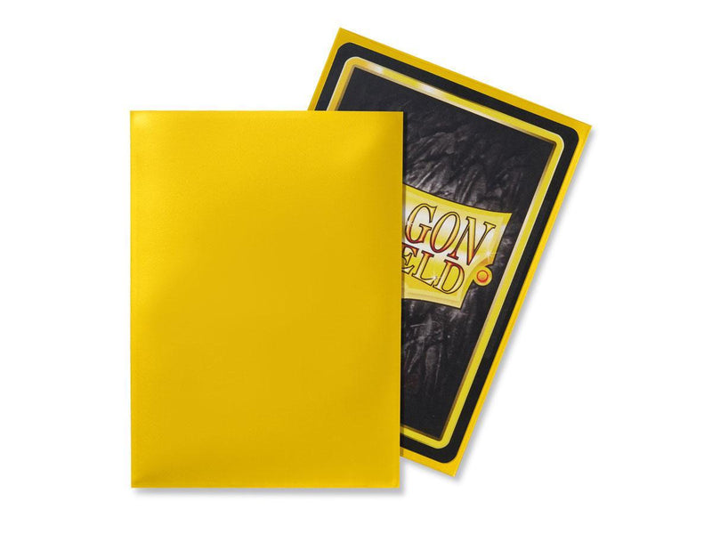 Dragon Shield Classic Sleeve - Yellow ‘Corona’ 100ct - Destination Retro