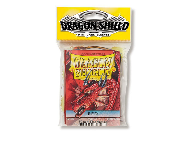Dragon Shield Classic (Mini) Sleeve - Red ‘Titanius’ 50ct - Destination Retro