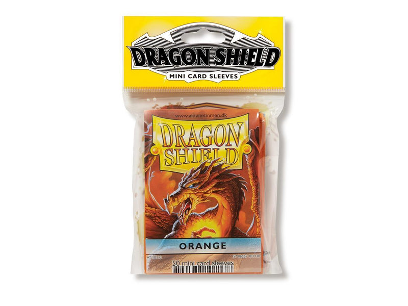 Dragon Shield Classic (Mini) Sleeve - Orange ‘Pyrox’ 50ct - Destination Retro