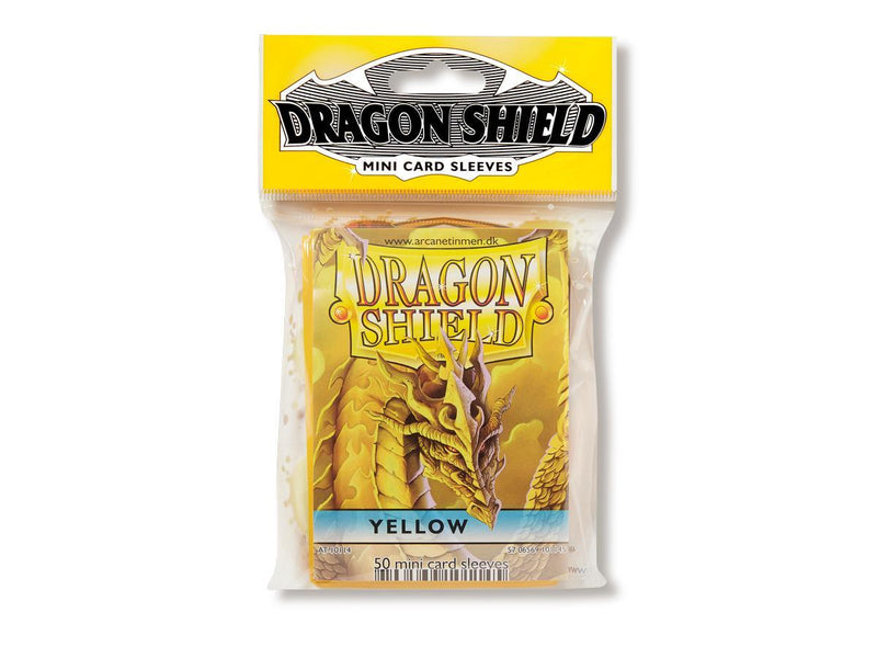 Dragon Shield Classic (Mini) Sleeve - Yellow ‘Corona’ 50ct - Destination Retro
